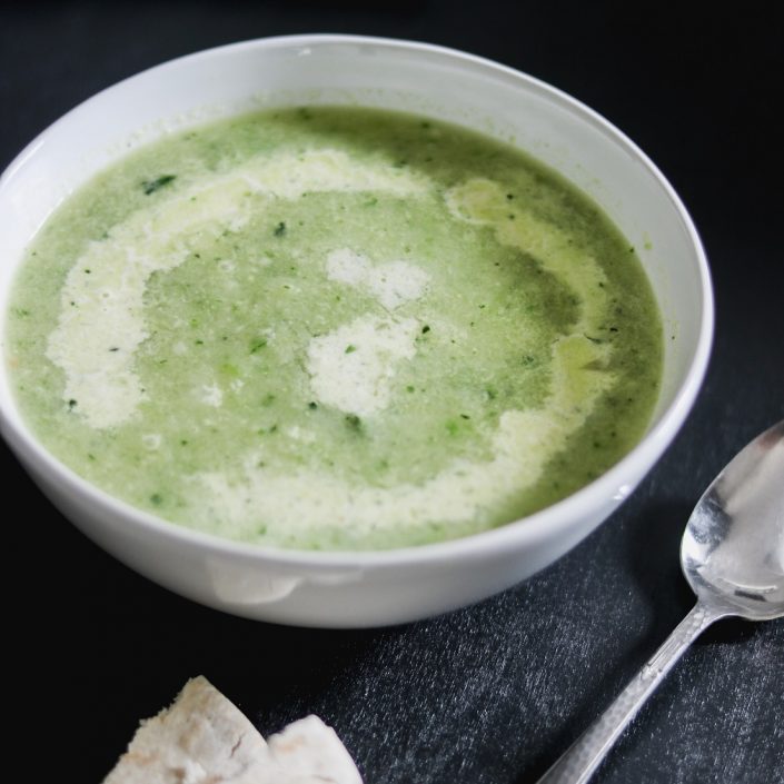 Low histamine cauliflower and kale soup recipe Happy Without Histamine