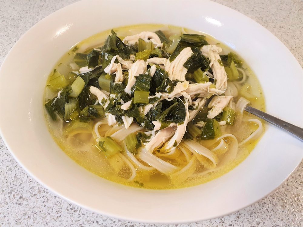 Low histamine Asian style chicken noodle soup Happy Without Histamine