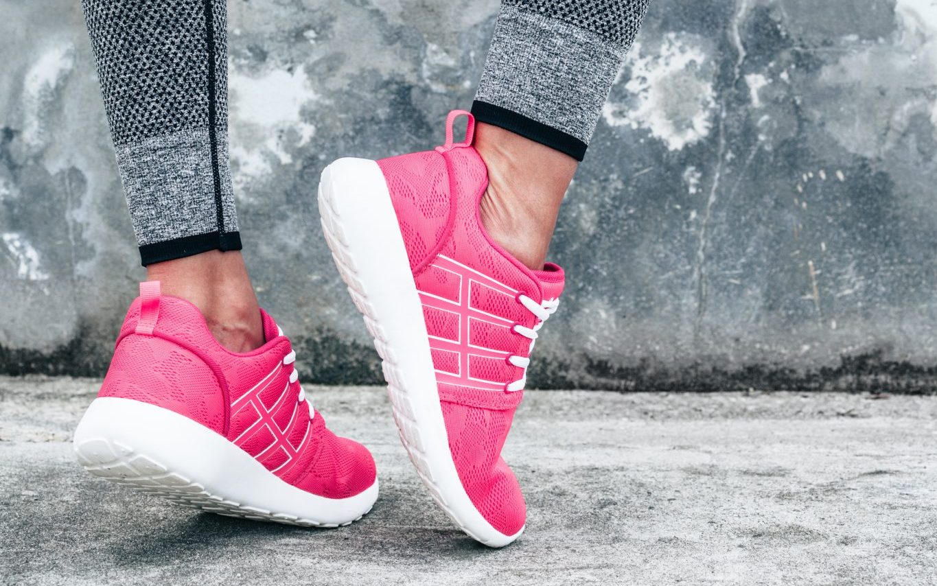 pink work out shoes